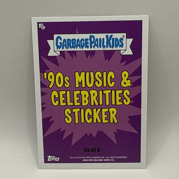 2019 Garbage Pail Kids We Hate The ‘90s #6a DOUG LIFE - Tupac Shakur Parody - Picture 2 of 2